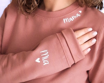 Custom text sweatshirt. Gift for mum.  Mother's Day gifts. New mom gifts. Personalised gifts for mum. Dogmama sweatshirt