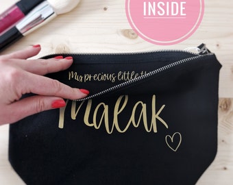 Make up bag - pouch with personalised message inside.