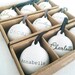 Personalised Ceramic Christmas Baubles - 6cm 