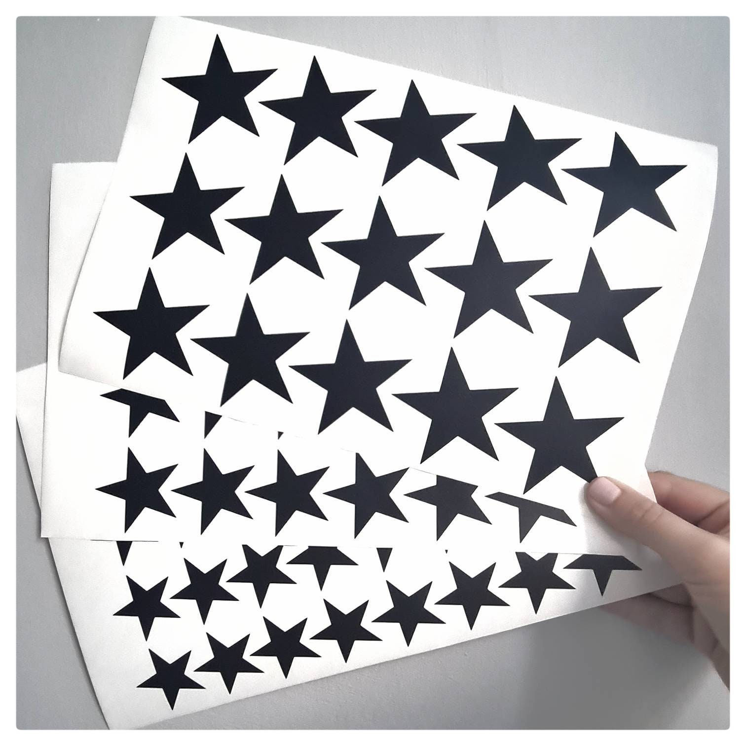 Calcomanías de pared estrellas pegatinas de pared / | Etsy