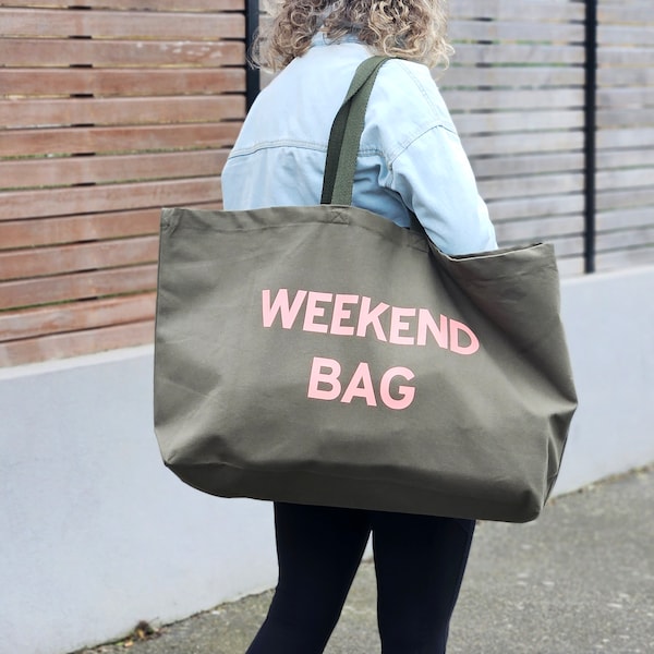 Oversized tote bag. Weekend bag. Oversized bag. Different colours available. Large weekend bag. Large shopper bag. Extra large tote.