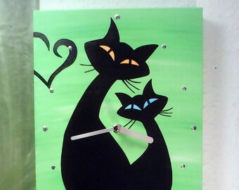 Pendulum Clock LOVECATS