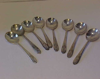 La Vigne by 1881 Rogers Plate Silverplate Olive Spoon Pierced Custom Made 5 7//8/"