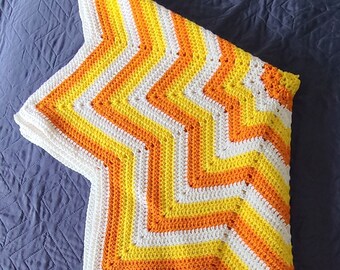 Blanket, Crotchet Blanket Toddler/Baby - Handmade Blanket -