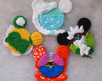 Princesses Mouse crochet patterns.