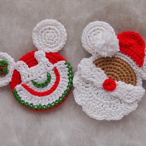 Christmas Mouse crochet pattern, Mouse Santa Claus, Mrs Santa Claus, the Grinch image 4