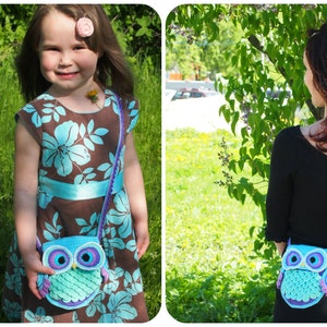 Crochet bag pattern, crochet owl pattern, crochet purse pattern, crochet pattern Owl Bag, crochet owl purse, crochet owl, crochet bag, image 2