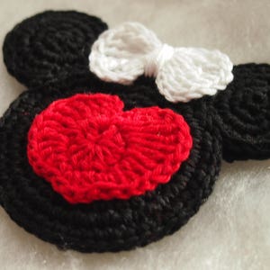 Valentine Mickey and Minnie Mouse Crochet Pattern Enamored - Etsy