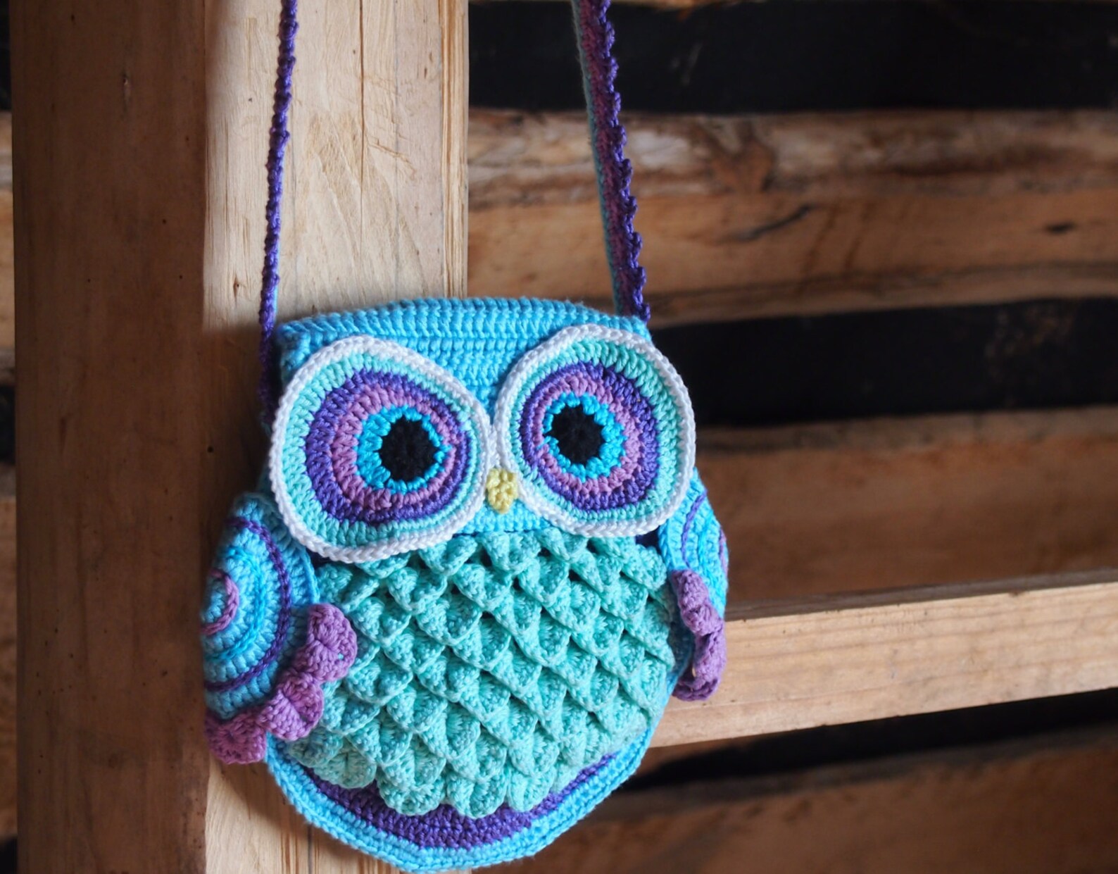Crochet Bag Pattern Crochet Owl Pattern Crochet Purse Etsy