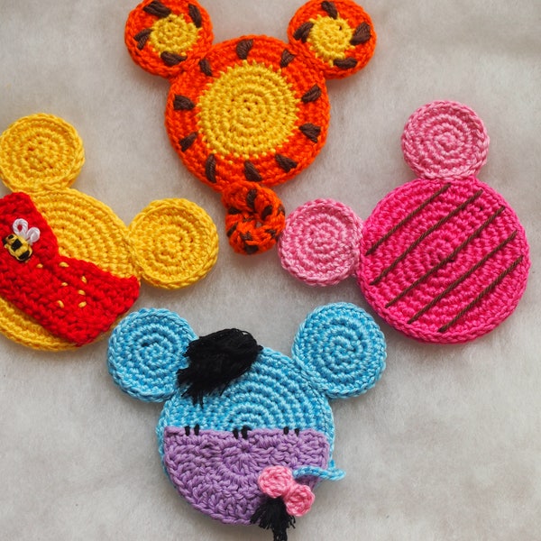 Le meilleur modèle de crochet Bear Mouse, modèles de crochet d'oreilles de souris.