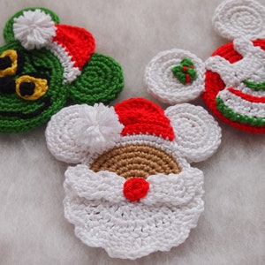 Christmas Mouse crochet pattern, Mouse Santa Claus, Mrs Santa Claus, the Grinch image 7