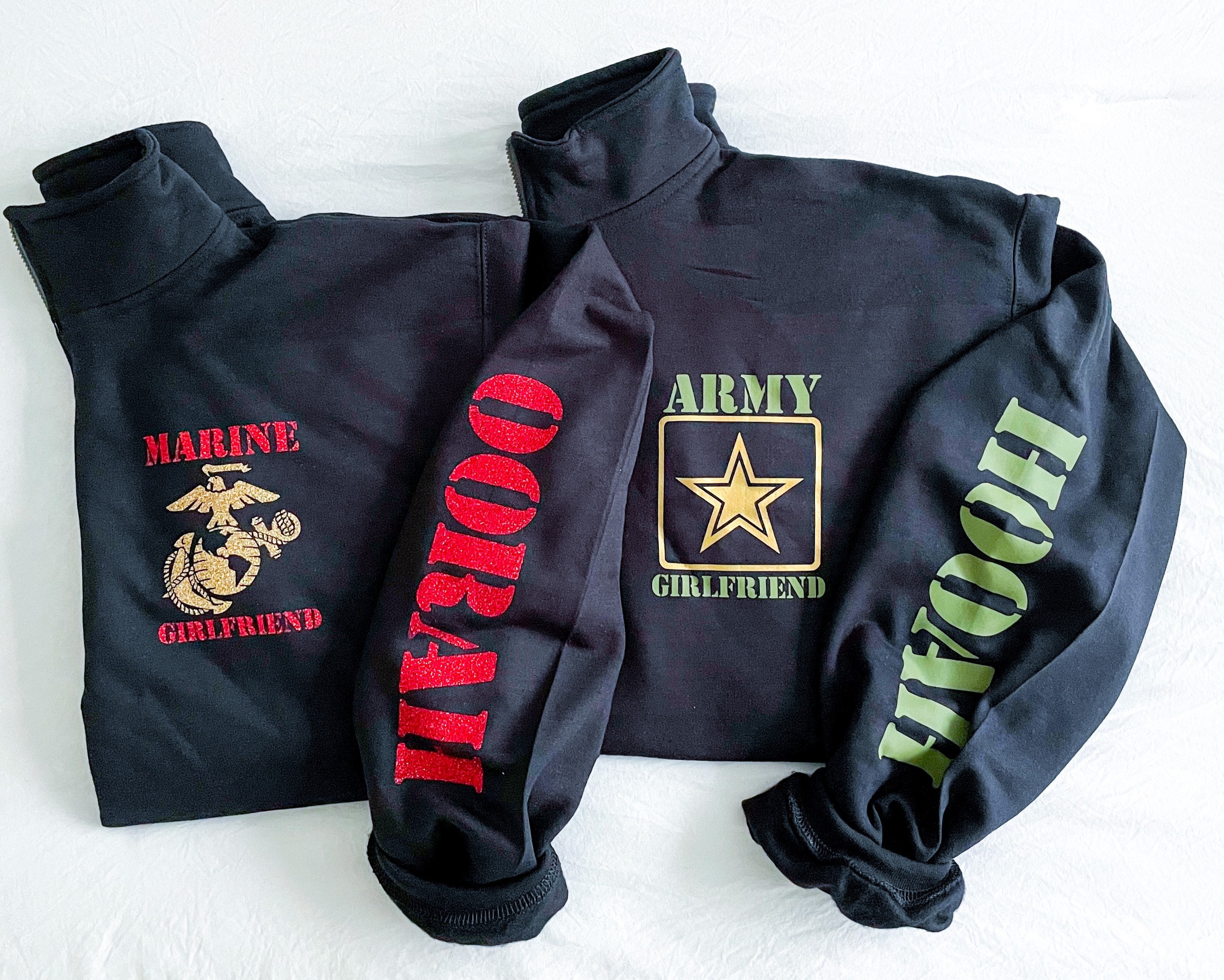 Military Quarter Zip Sweatshirt - Milso | Military Wife | Military Gi…