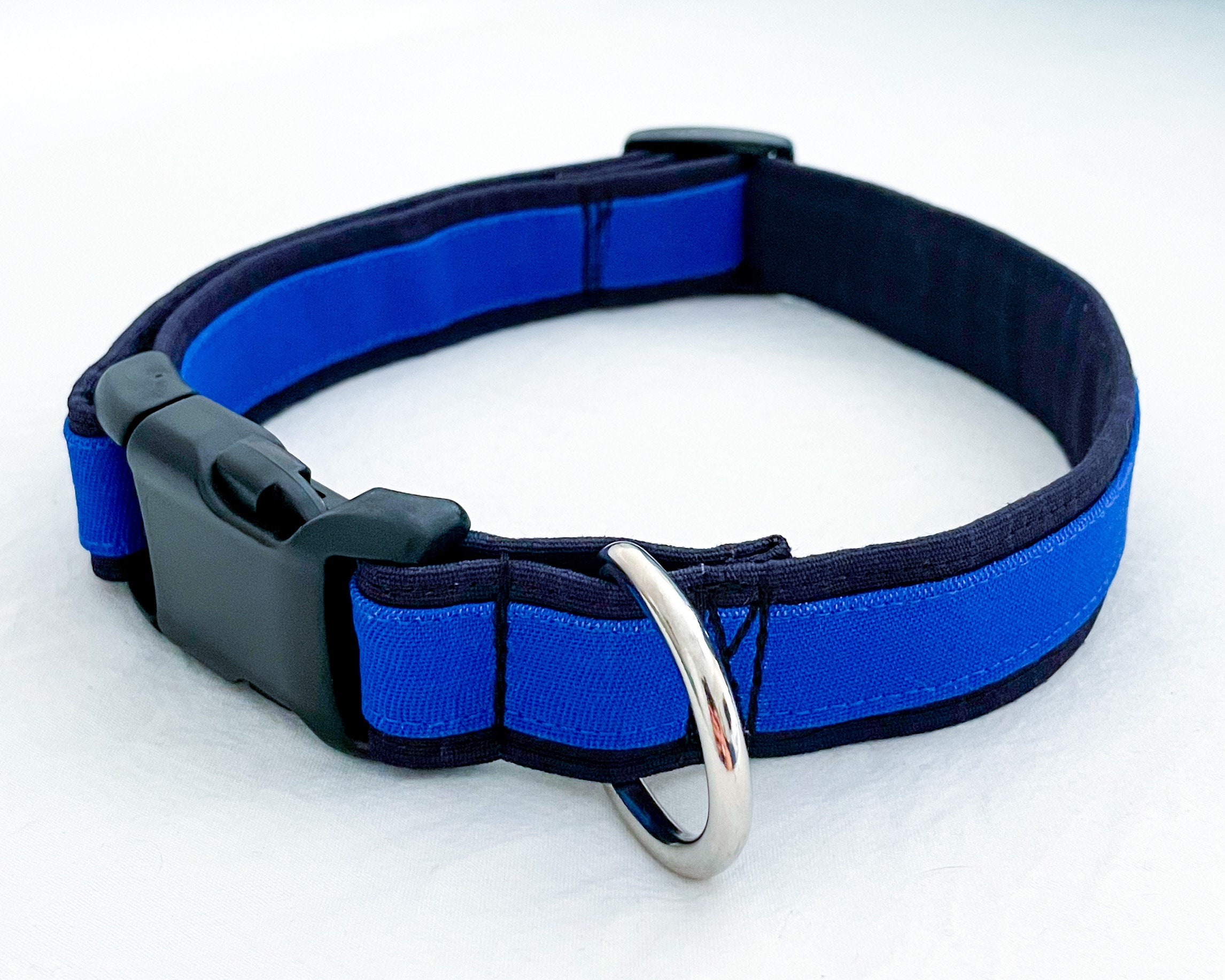 Personalized Adjustable Thin Blue Line Dog Collar Police Dog Etsy