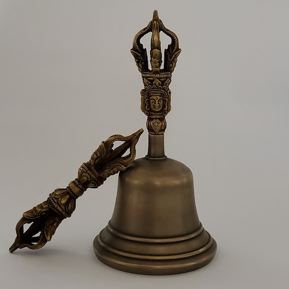 Tibetan Buddhist Bronze Bell 6