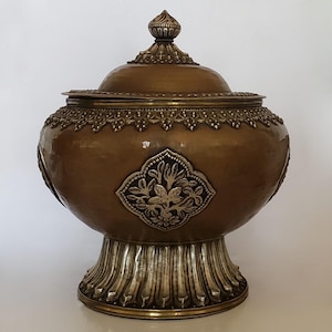 Vintage Tibetan Buddhist Traditional Champa Pot  - Nepal