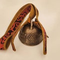 Tibetan Buddhist Dragon Carved Himalayan Yak Bronze Bell 4.3" - Nepal product logo
