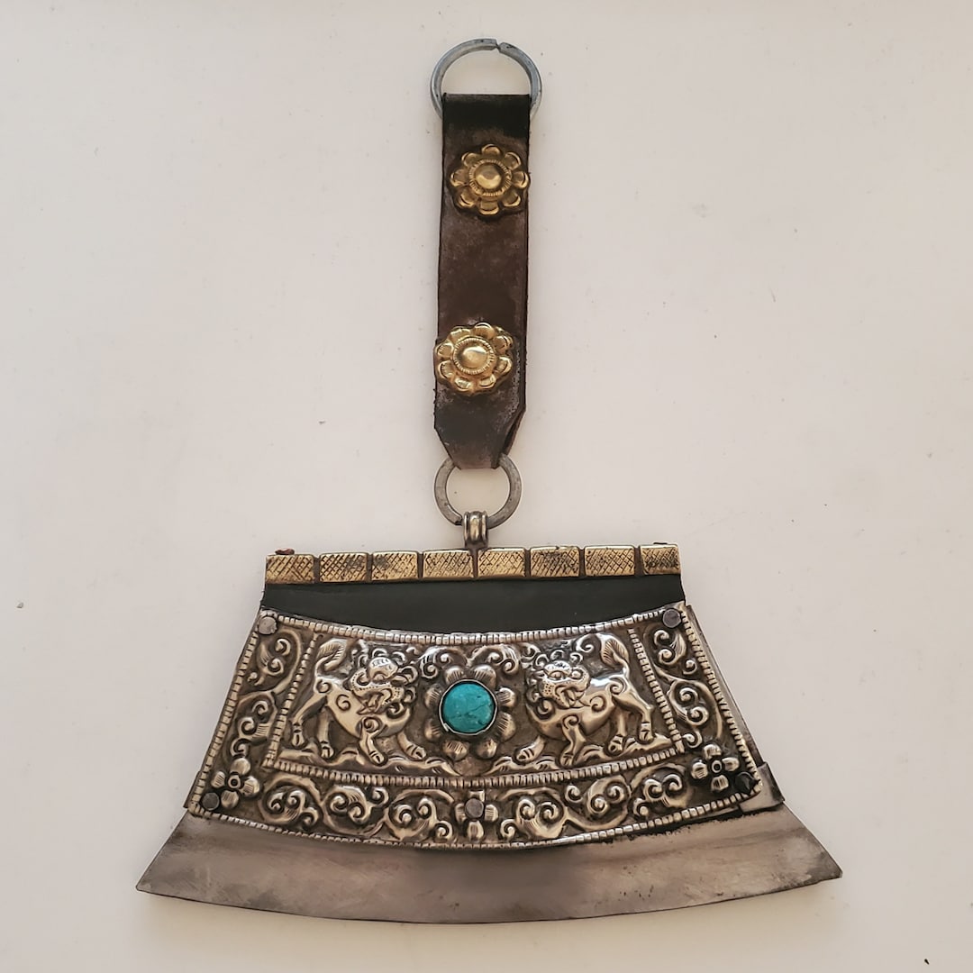 Tibetan Mongolian Snow Lions Mechak Lighter Purse - Nepal - Etsy