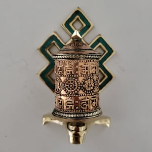 Tibetan Prayer Wheel Wall Hanging/Paperweight - Nepal