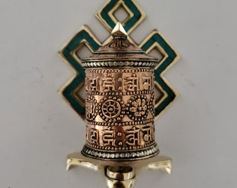 Tibetan Prayer Wheel Wall Hanging/Paperweight - Nepal