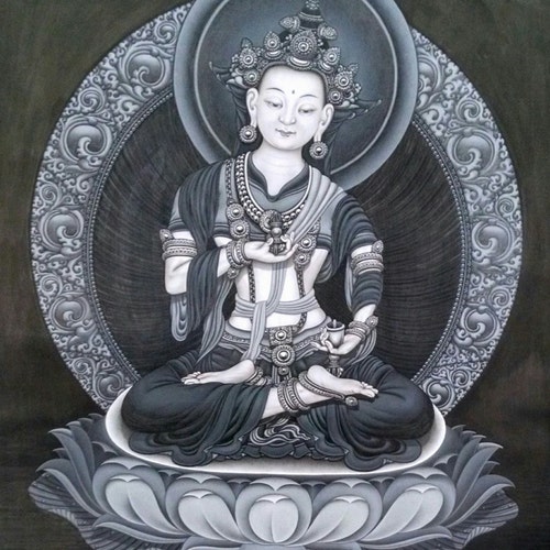 チベット仏教曼荼羅サンカ純銀絵画 38 インチ - ネパール - Etsy 日本