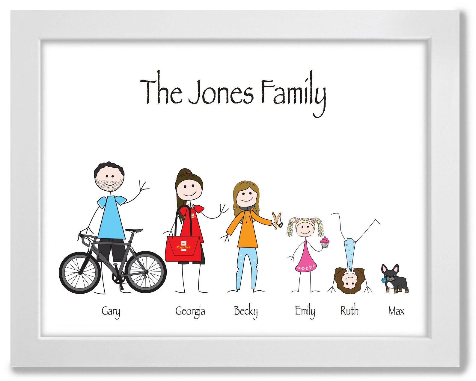 Personalised Family Print Custom Print Personalised Print Etsy UK