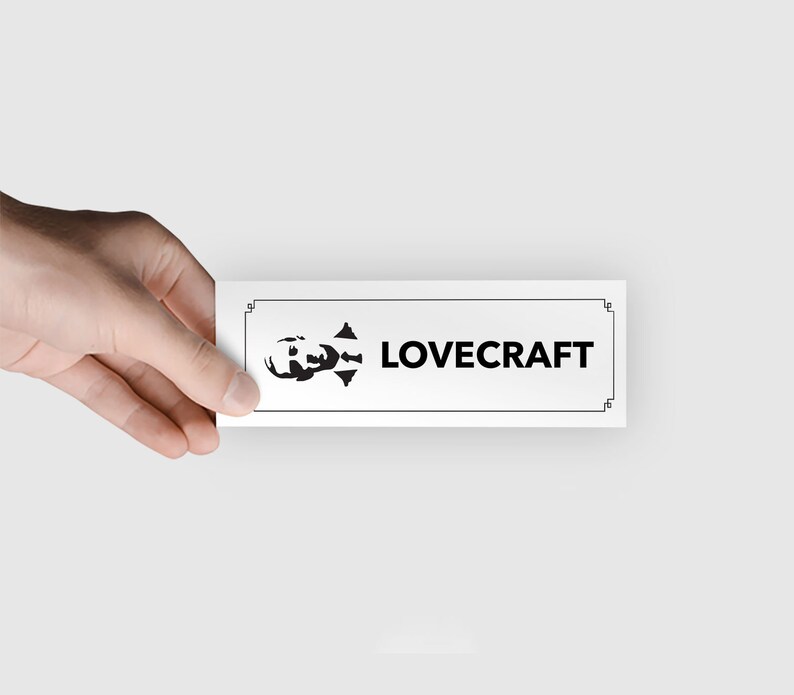 Bookmarks Set of 4 HP Lovecraft - Lovecraftian Book Gifts Aubergine ...