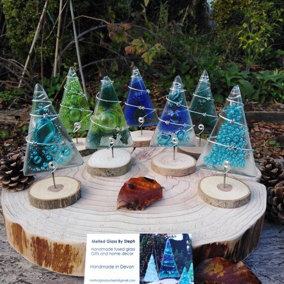 glass christmas decorations