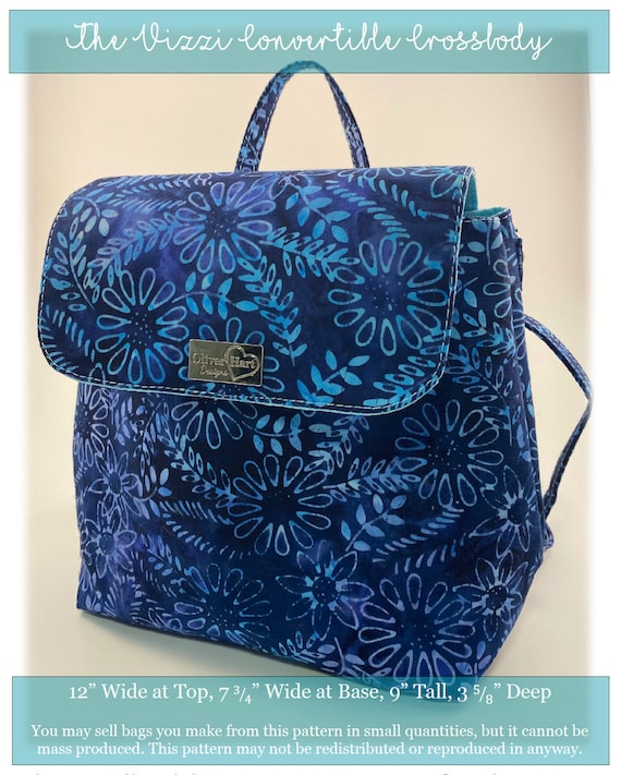 PDF Pattern and Video Tutorial - Oasis Backpack & Mini Oasis Backpack –  kmghandmade