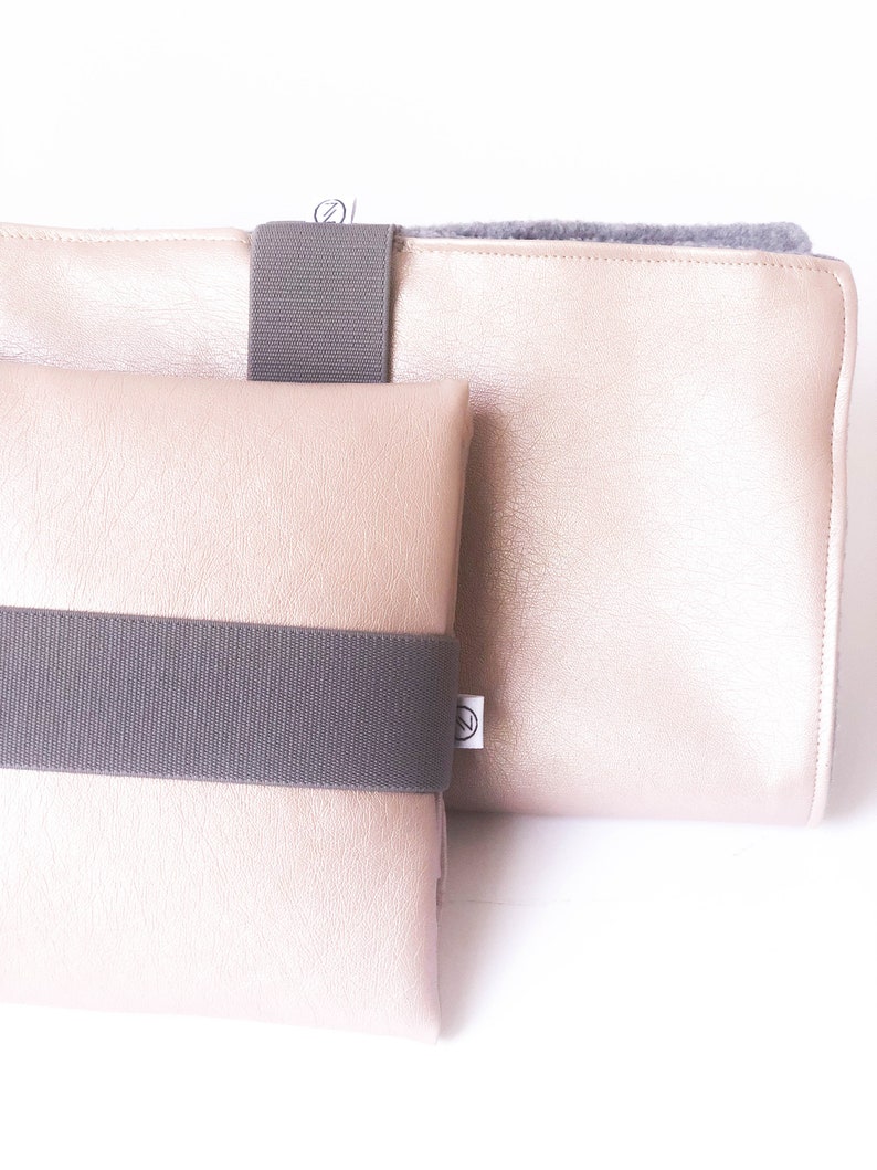 Diaper Bag Rosé Wrap Bag Wipeable Faux Leather Rose Gold Etsy