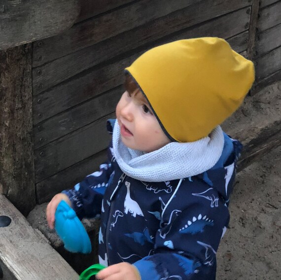 mustard baby hat