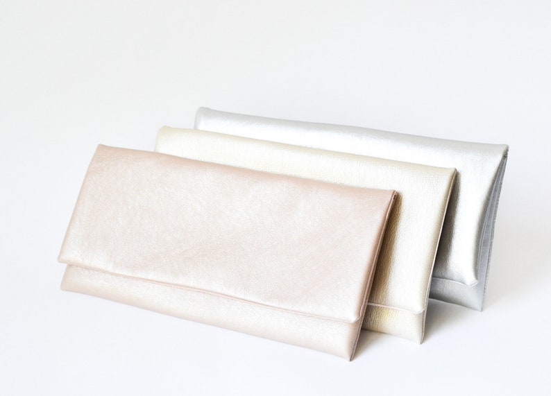 Clutch Rosé Party Tasche Handtasche Braut Glitzer image 0