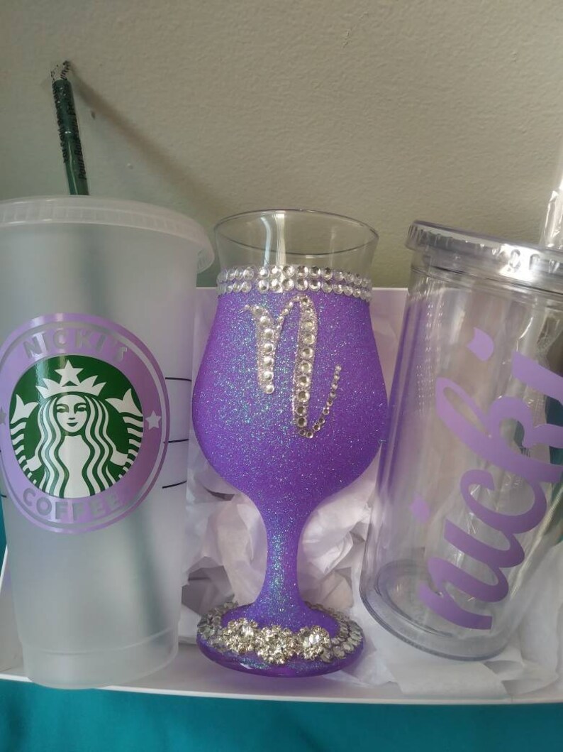 Personalized Gift Basket With Starbucks Cup Tumbler and Etsy