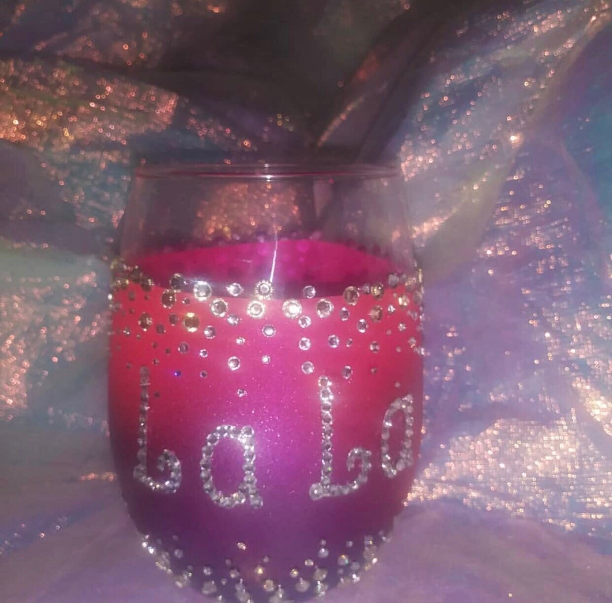 Personalized Stemless Wine Glass Etsy