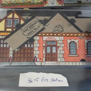 Built Rite Model Rr Displays Rare 1940's Built Rite Ho Scale Cardboard City Diorama Buildings ...