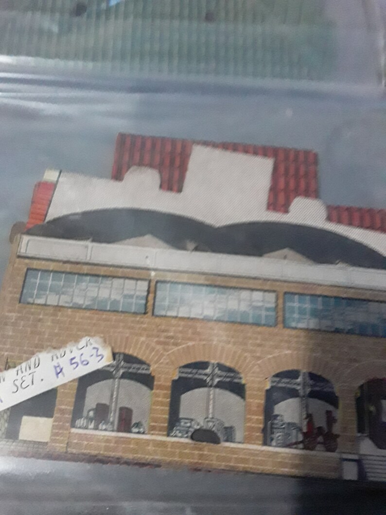 Built Rite Model Rr Displays Rare 1940's Built Rite Ho Scale Cardboard City Diorama Buildings ...