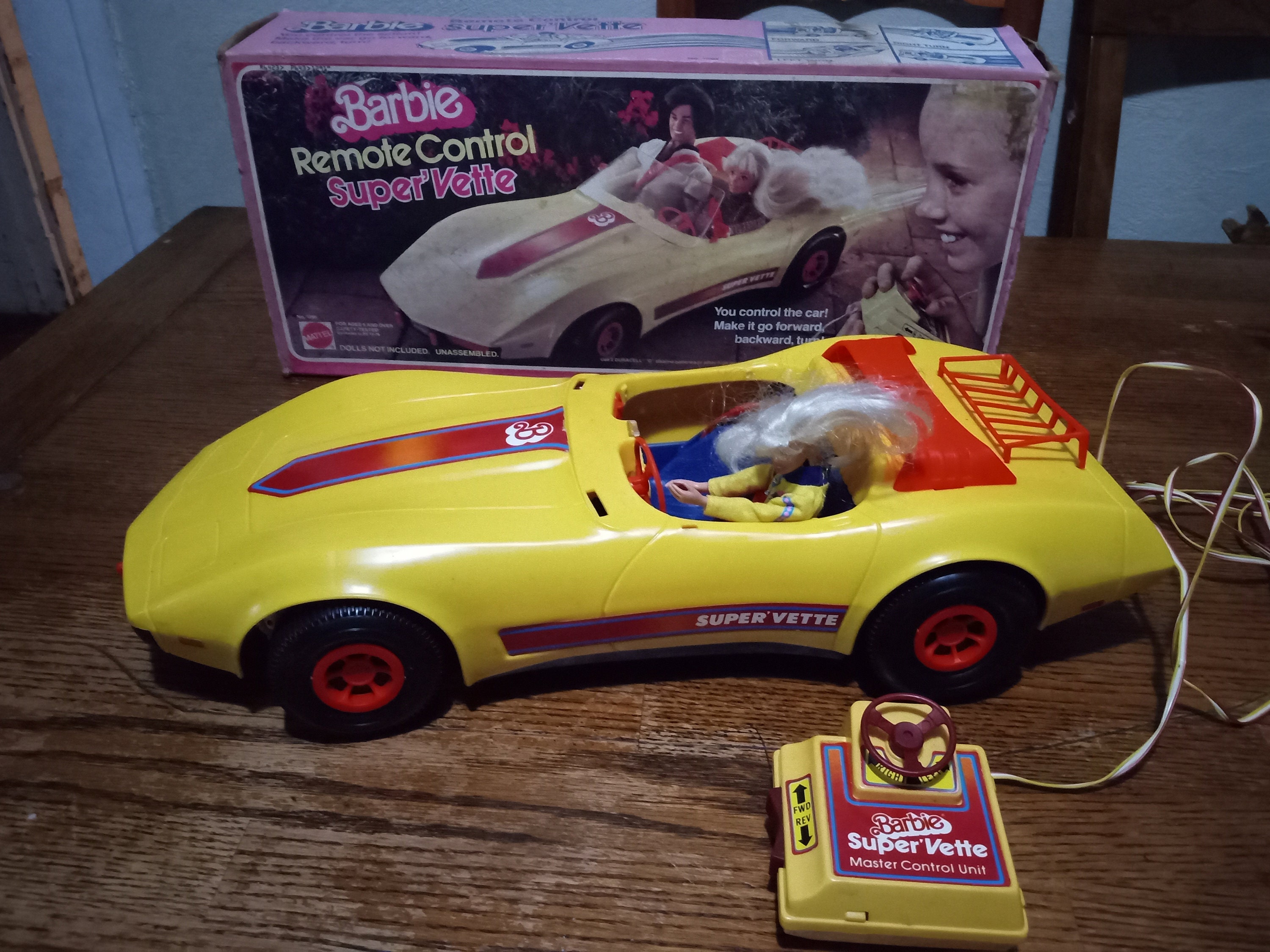 Vintage 1979 Mattel Barbie Remote Control Super Corvette in - Etsy Hong Kong