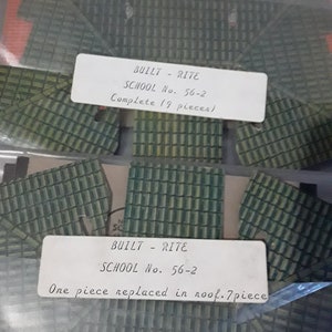 Built Rite Model Rr Displays Rare 1940's Built Rite Ho Scale Cardboard City Diorama Buildings ...