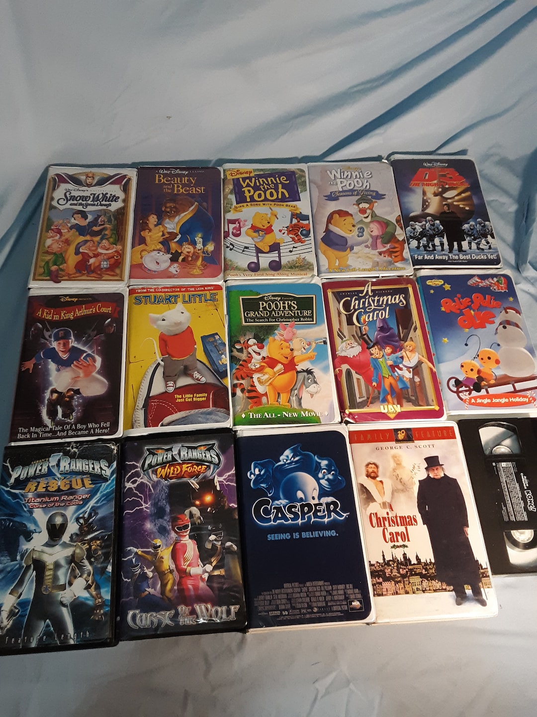 Lot of 15 Vintage VHS Movies Disney Classics and More Many Etsy