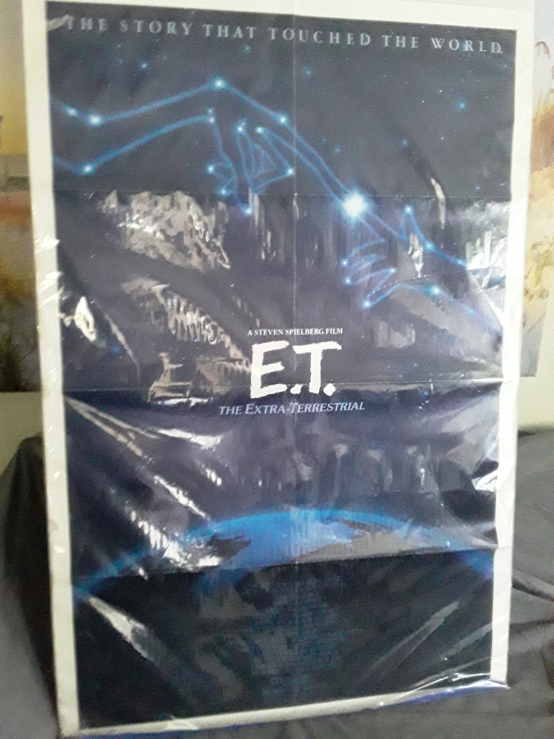 Vintage 1982 E.T. the Extra-terrestrial Original Movie Theatre Poster