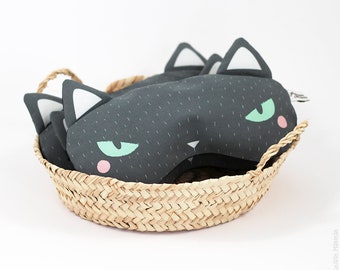 Masque De Nuit Chat Etsy