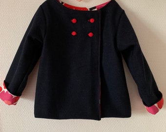 Manteau/veste/veste réversible pour les petites filles