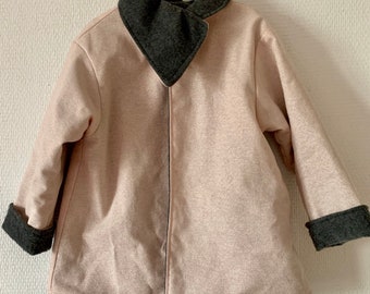 Manteau/veste/veste réversible pour petites filles