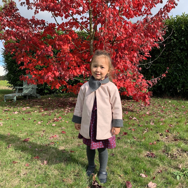 Reversible coatjacketveste for little girls