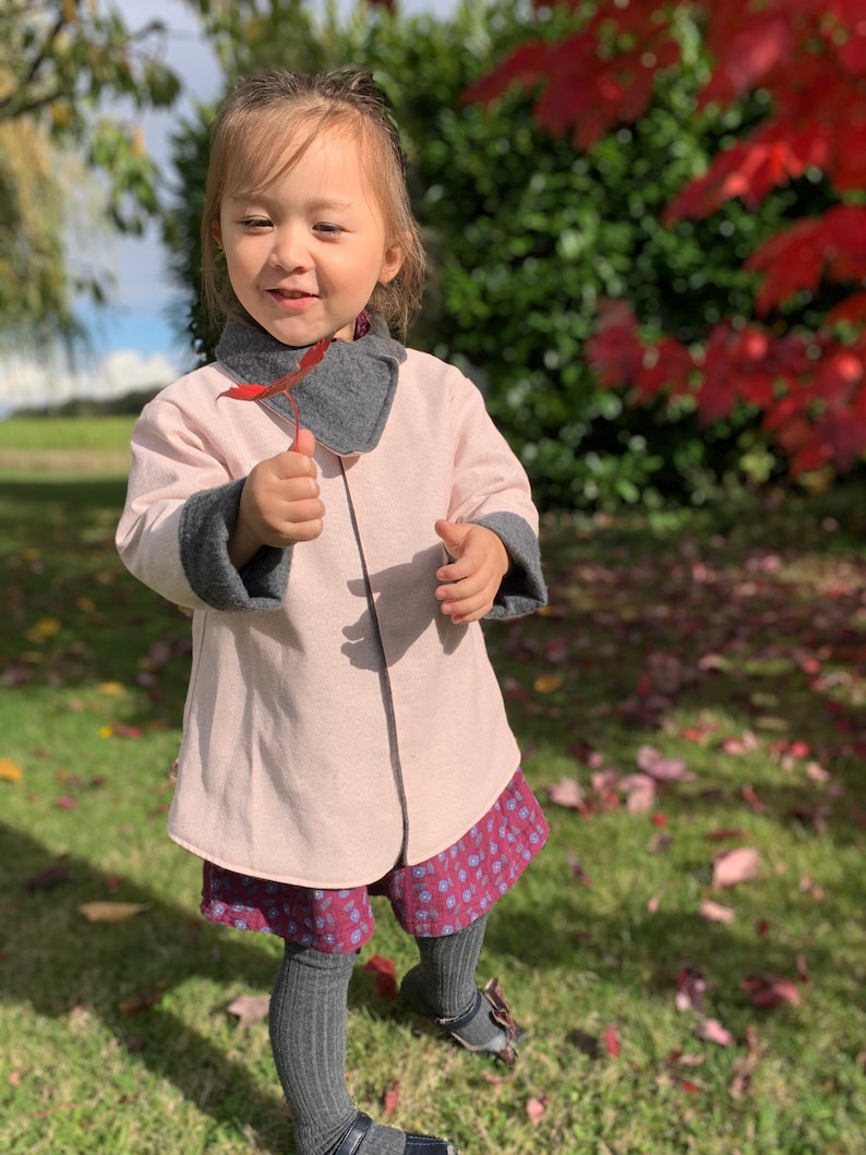Reversible coatjacketveste for little girls