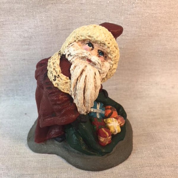 Handpainted Wizard Looking Santa