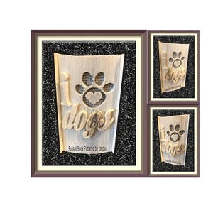 Dogs Book Folding Pattern (2431)