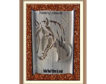 Horse and CatBook Folding Pattern (2342)
