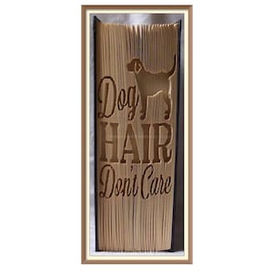 Dog Cut and fold Book Folding Pattern (A85)