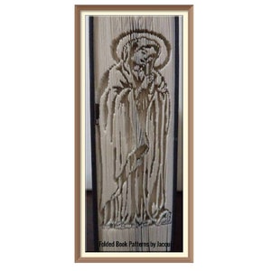 Padrão de corte e dobra da Virgem Maria (1775)