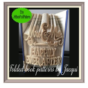 Mrs and Mrs Book Fold mit Muster
